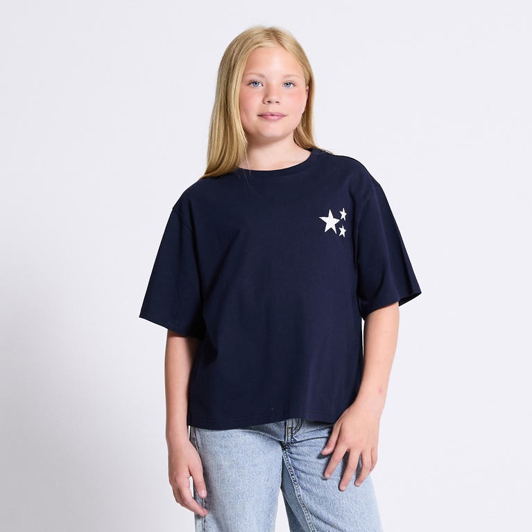 Boxy printed tee "Sissela"